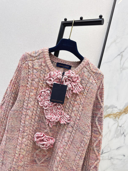 Louis NEW 3d floral sweater