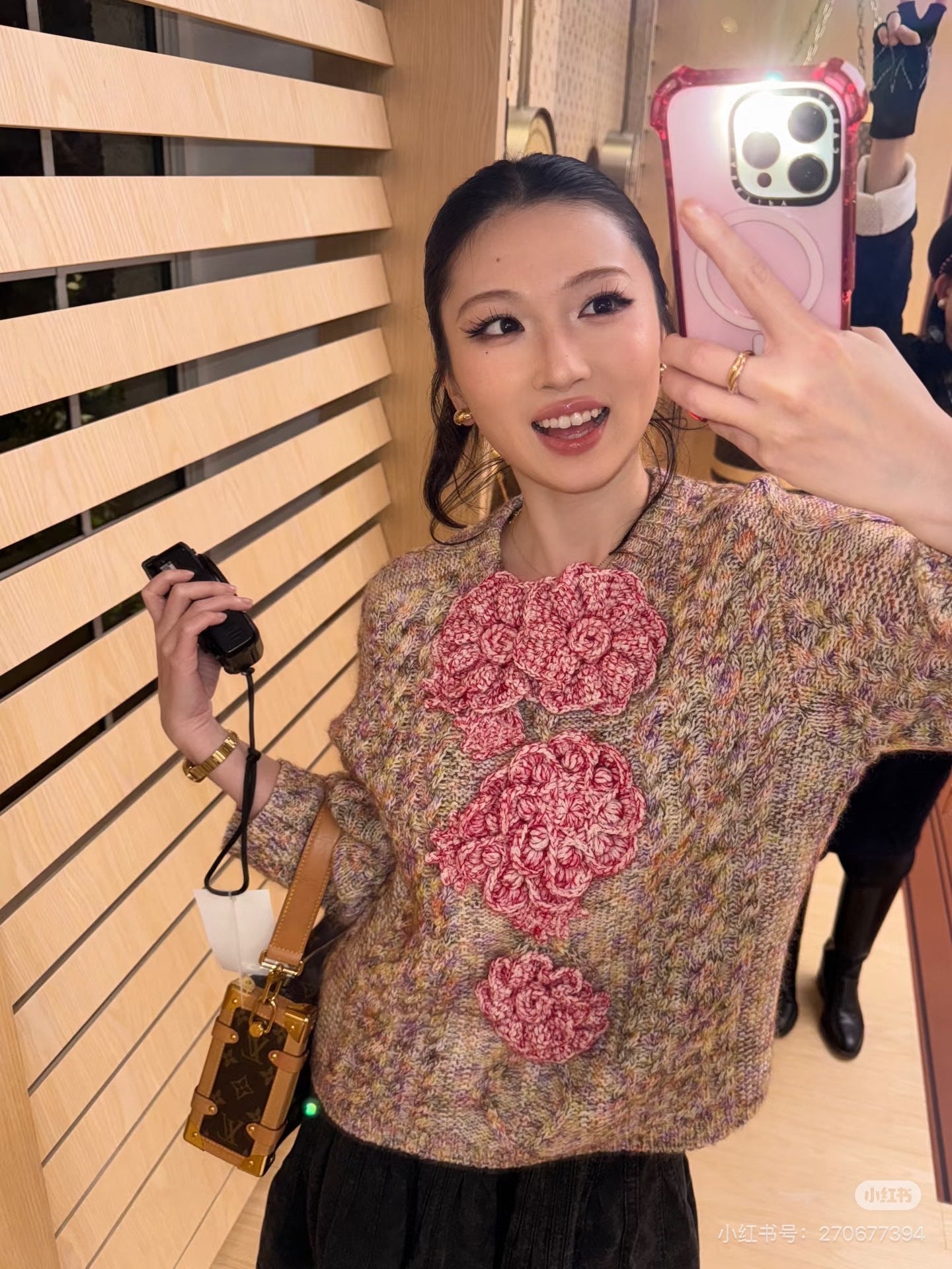 Louis NEW 3d floral sweater