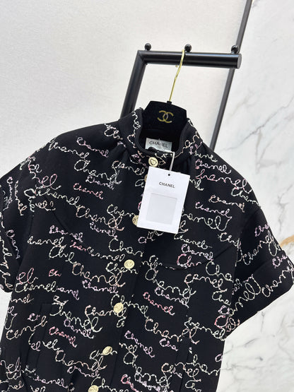 Chan NEW sequin embroidery vest jacket