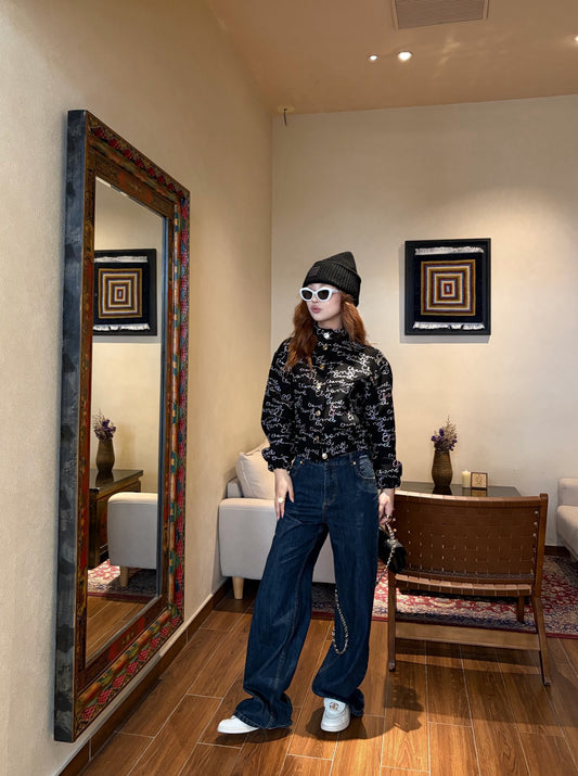 Chan NEW sequin embroidery jacket