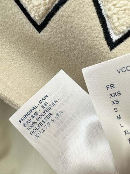 Louis NEW patchwork leather woolen baseball jacket