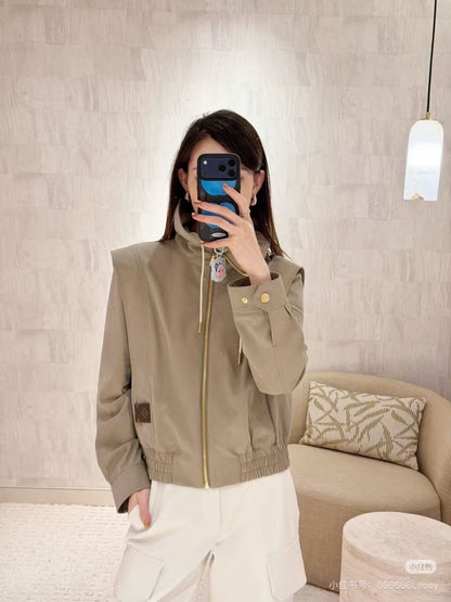 Louis NEW padded-shoulder lapel jacket