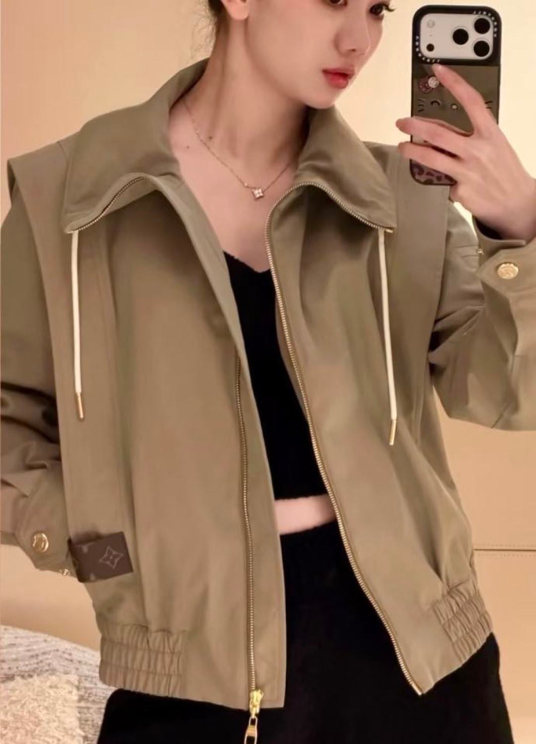 Louis NEW padded-shoulder lapel jacket