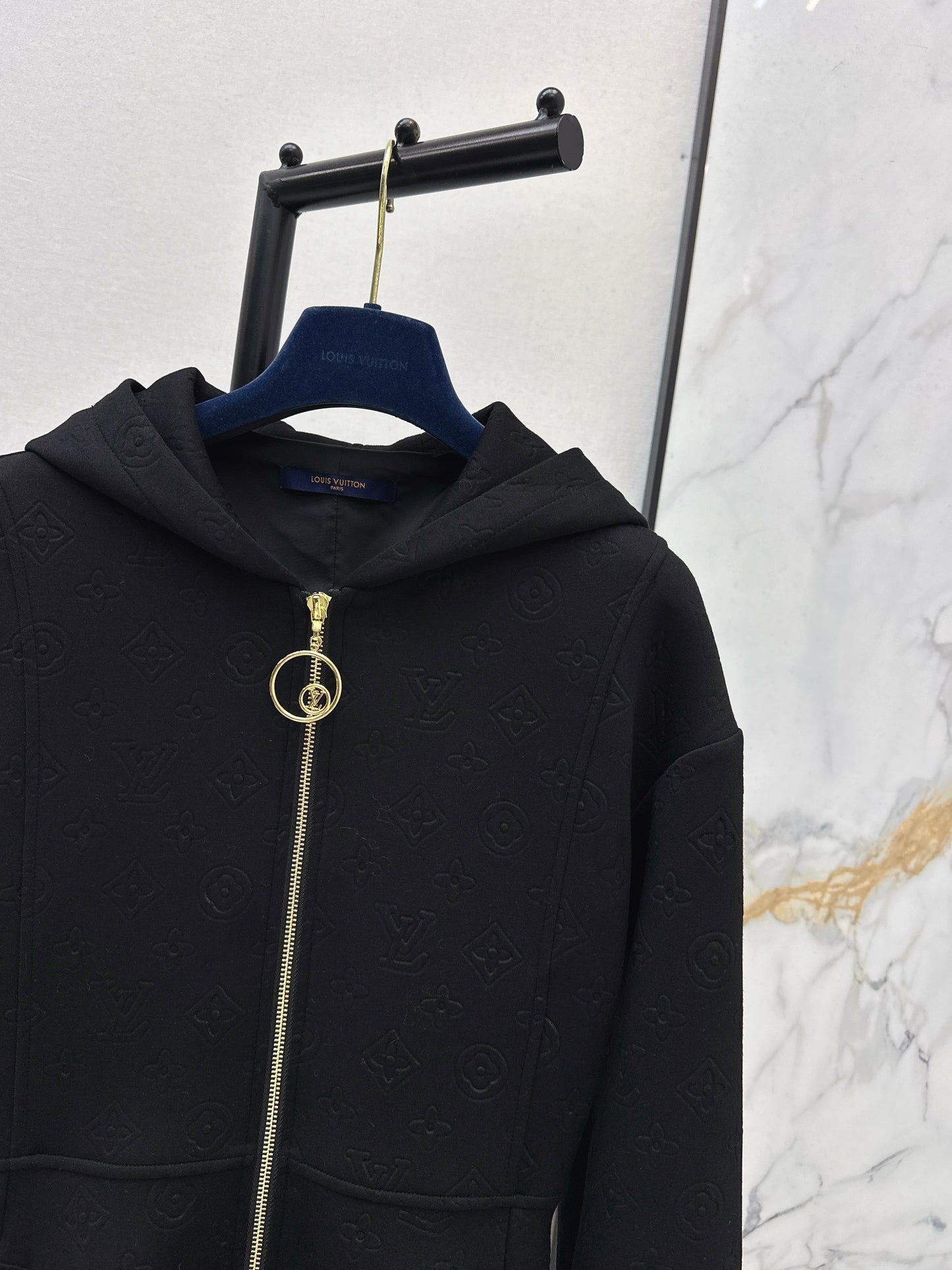 Louis NEW hooded zip-upsweatshirt dress