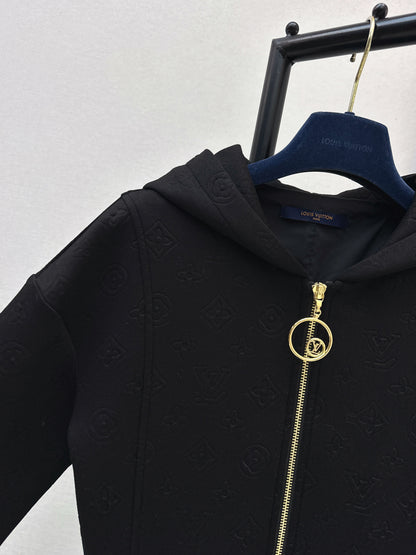 Louis NEW hooded zip-upsweatshirt dress