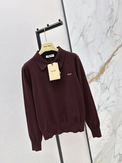 Miu NEW embroidered sweater