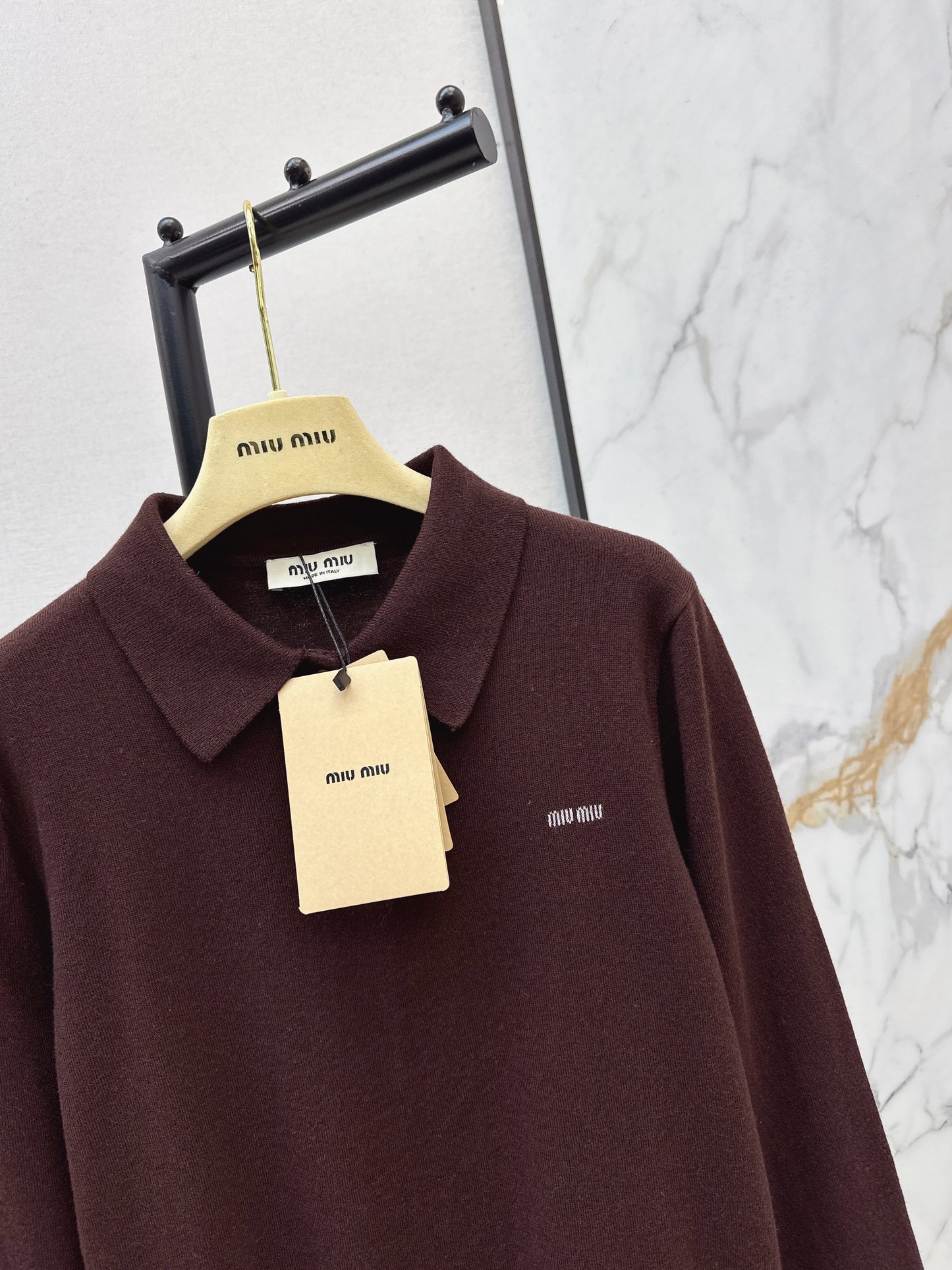 Miu NEW embroidered sweater