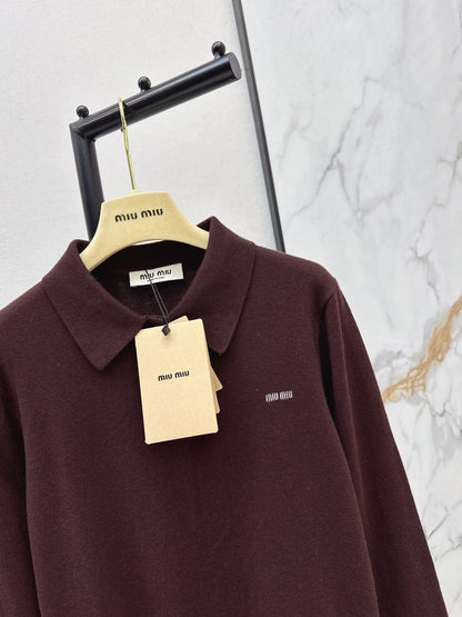 Miu NEW embroidered sweater