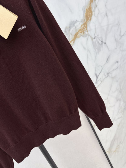 Miu NEW embroidered sweater