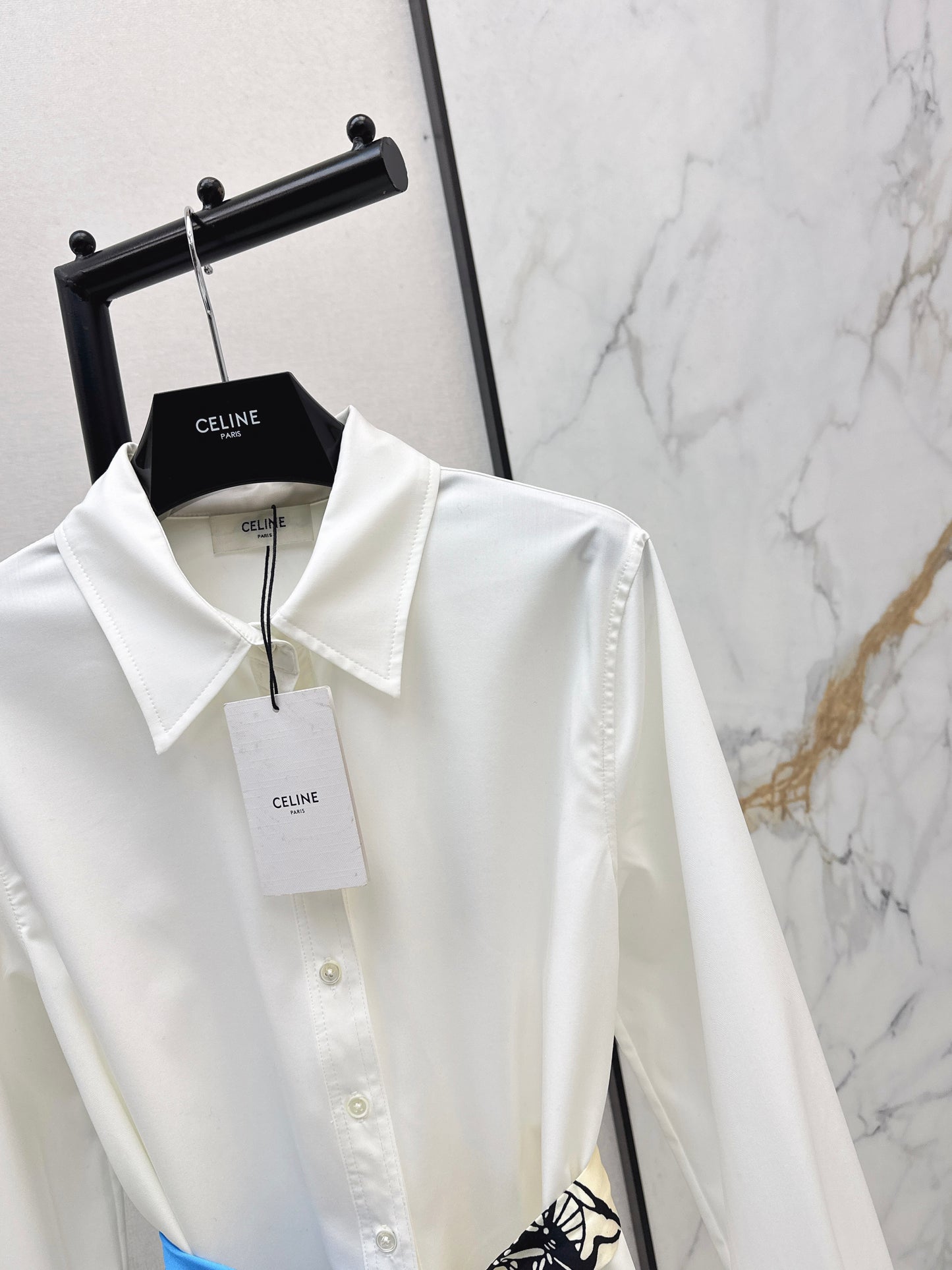 Celi NEW scarf-detail shirt dress