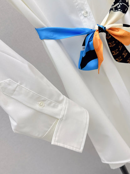 Celi NEW scarf-detail shirt dress