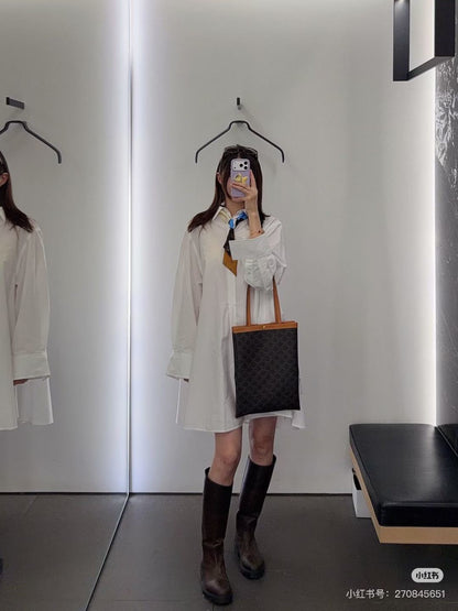 Celi NEW scarf-detail shirt dress