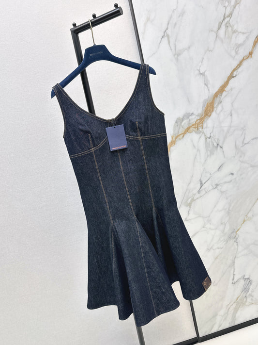Louis NEW denim slip dress