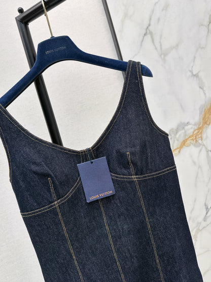 Louis NEW denim slip dress