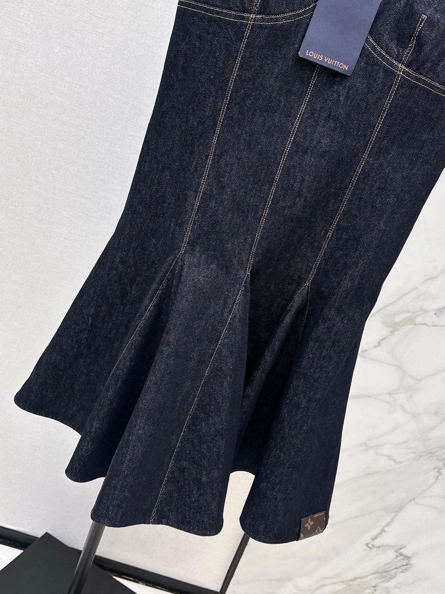 Louis NEW denim slip dress