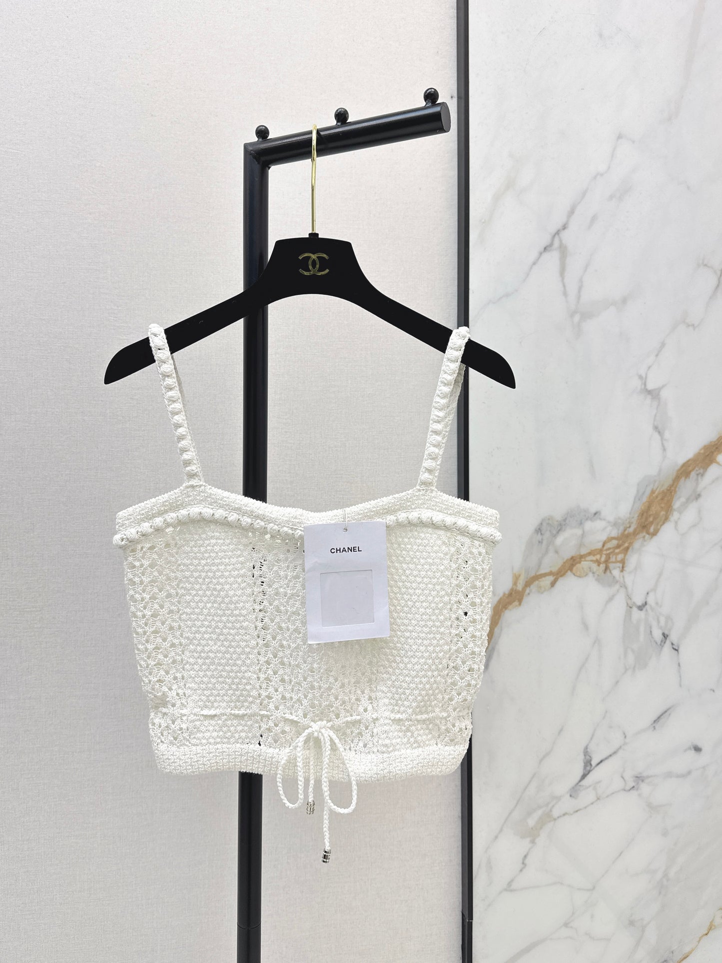 Chan NEW hollow knit slip vest