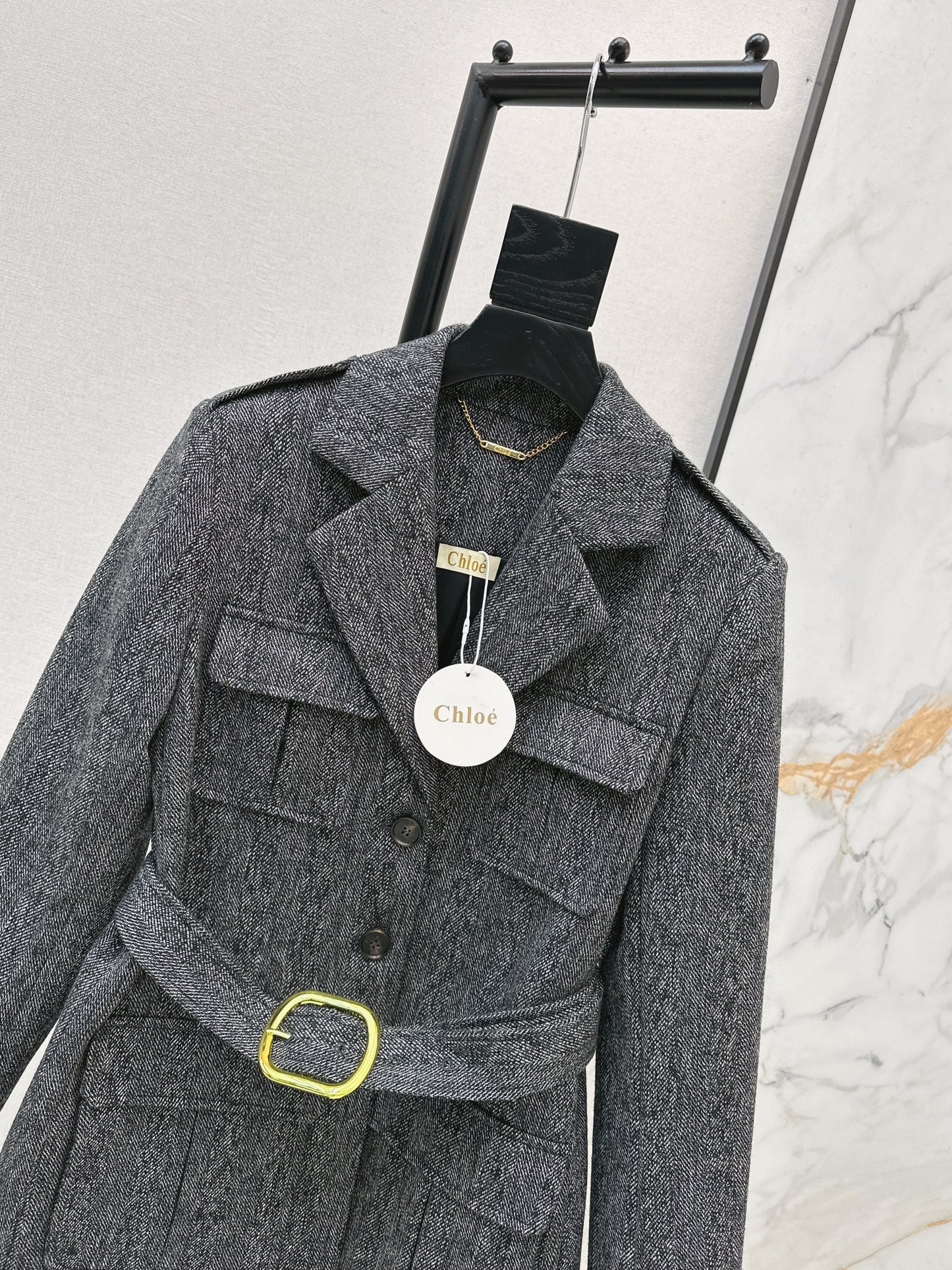 Chol NEW vintage belted jacket