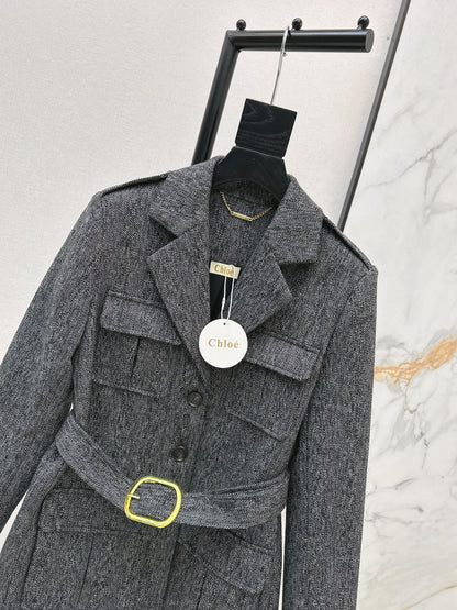 Chol NEW vintage belted jacket