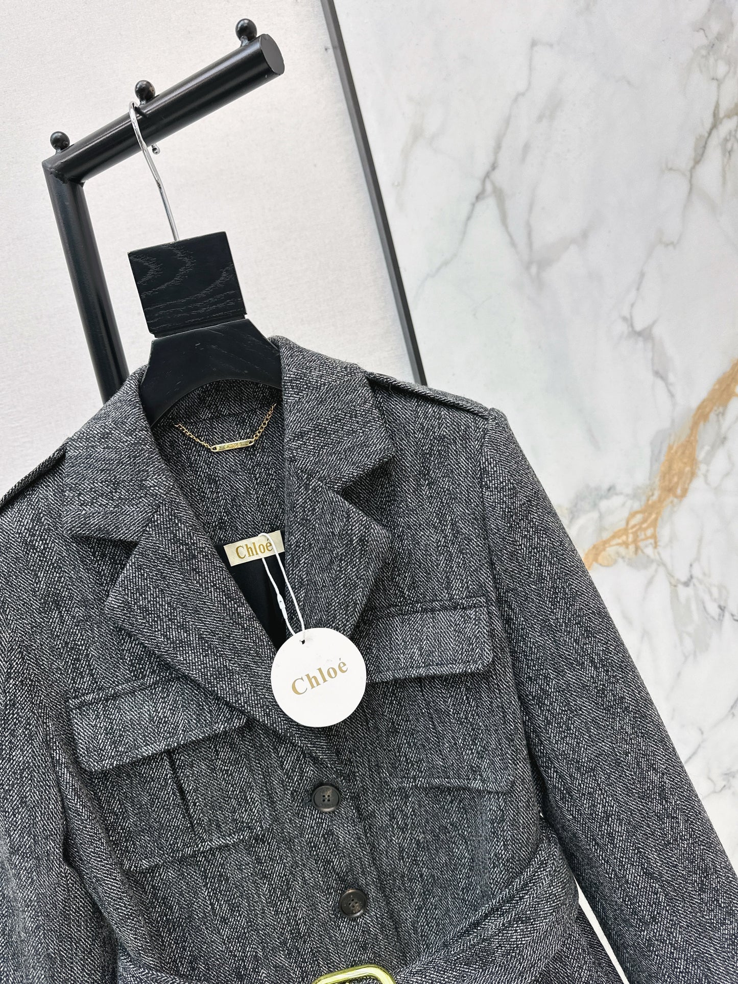 Chol NEW vintage belted jacket