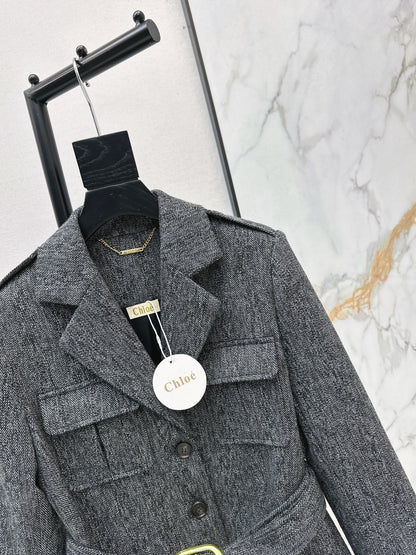 Chol NEW vintage belted jacket