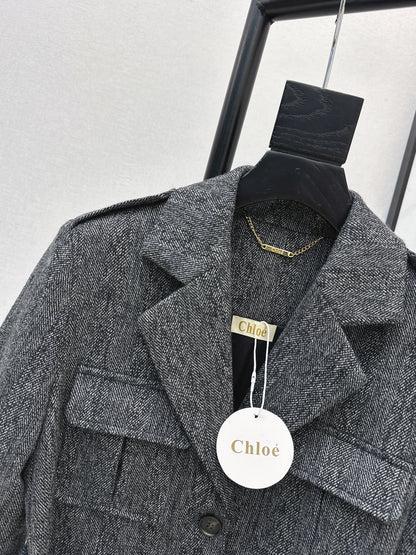 Chol NEW vintage belted jacket