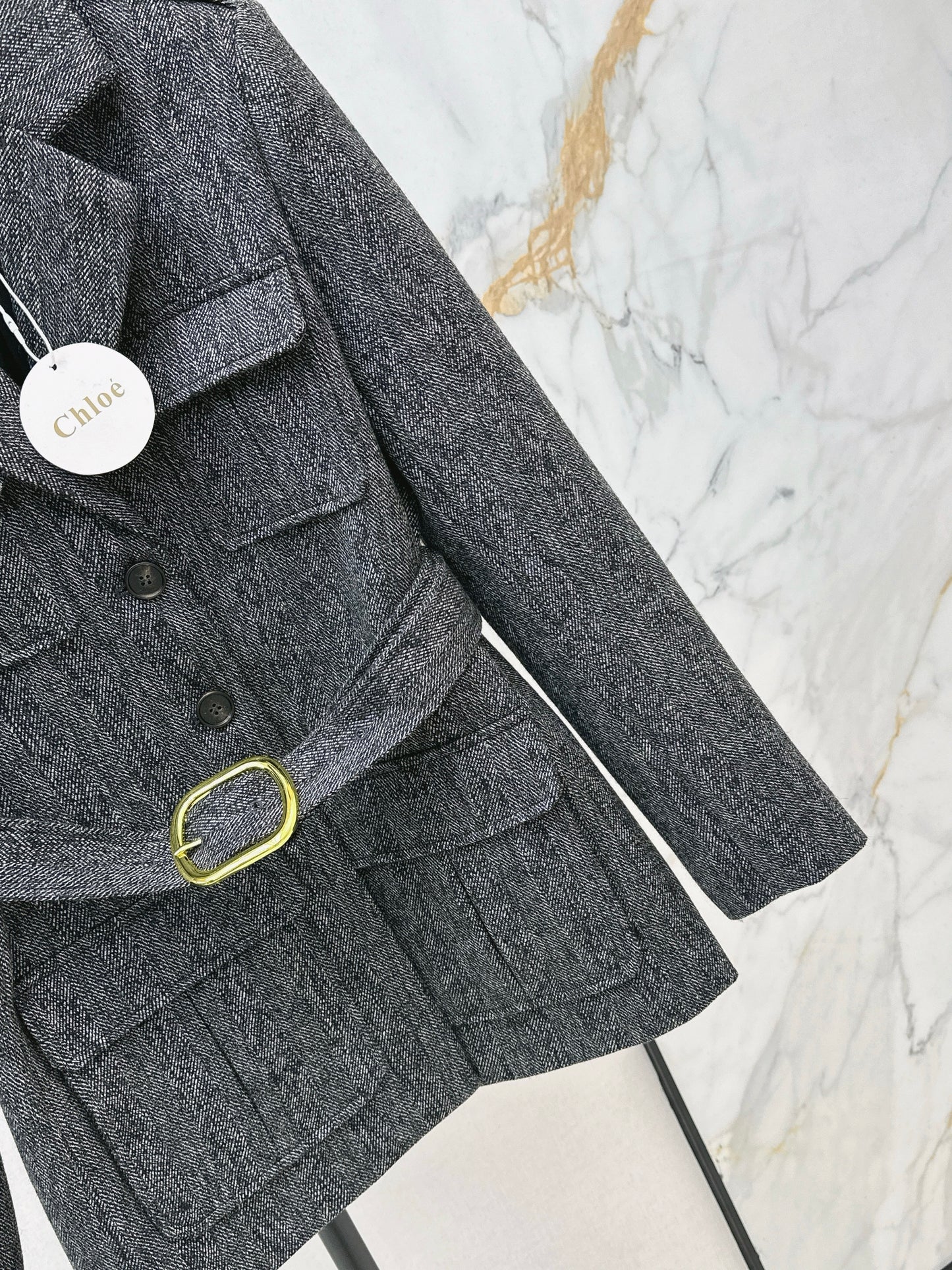 Chol NEW vintage belted jacket