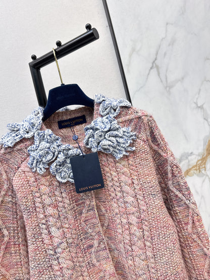 Louis NEW 3d floral cardigan