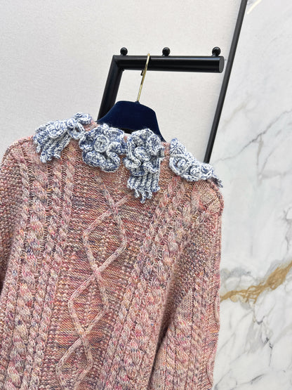 Louis NEW 3d floral cardigan