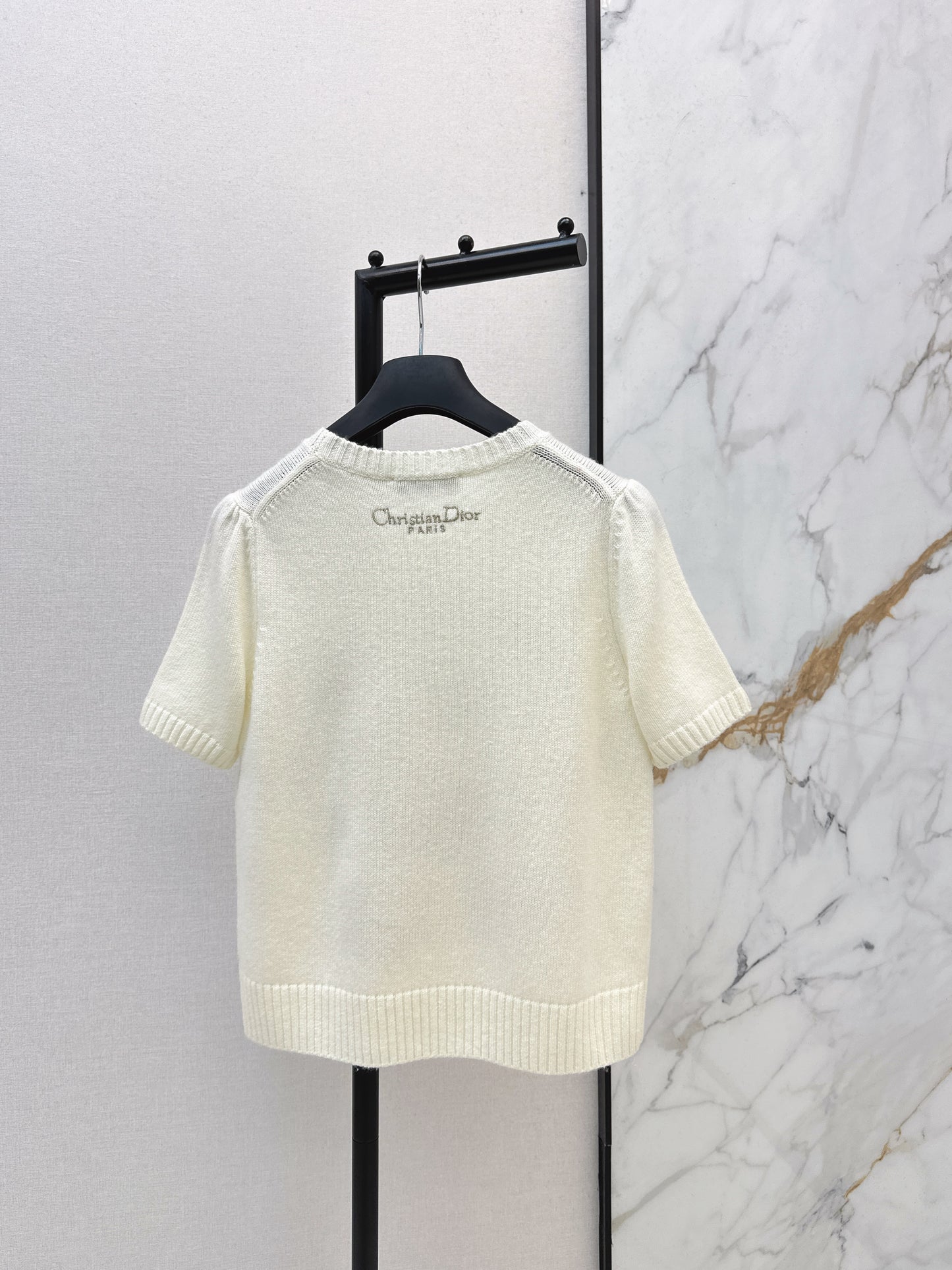 CD NEW embroidery cashmere sweater