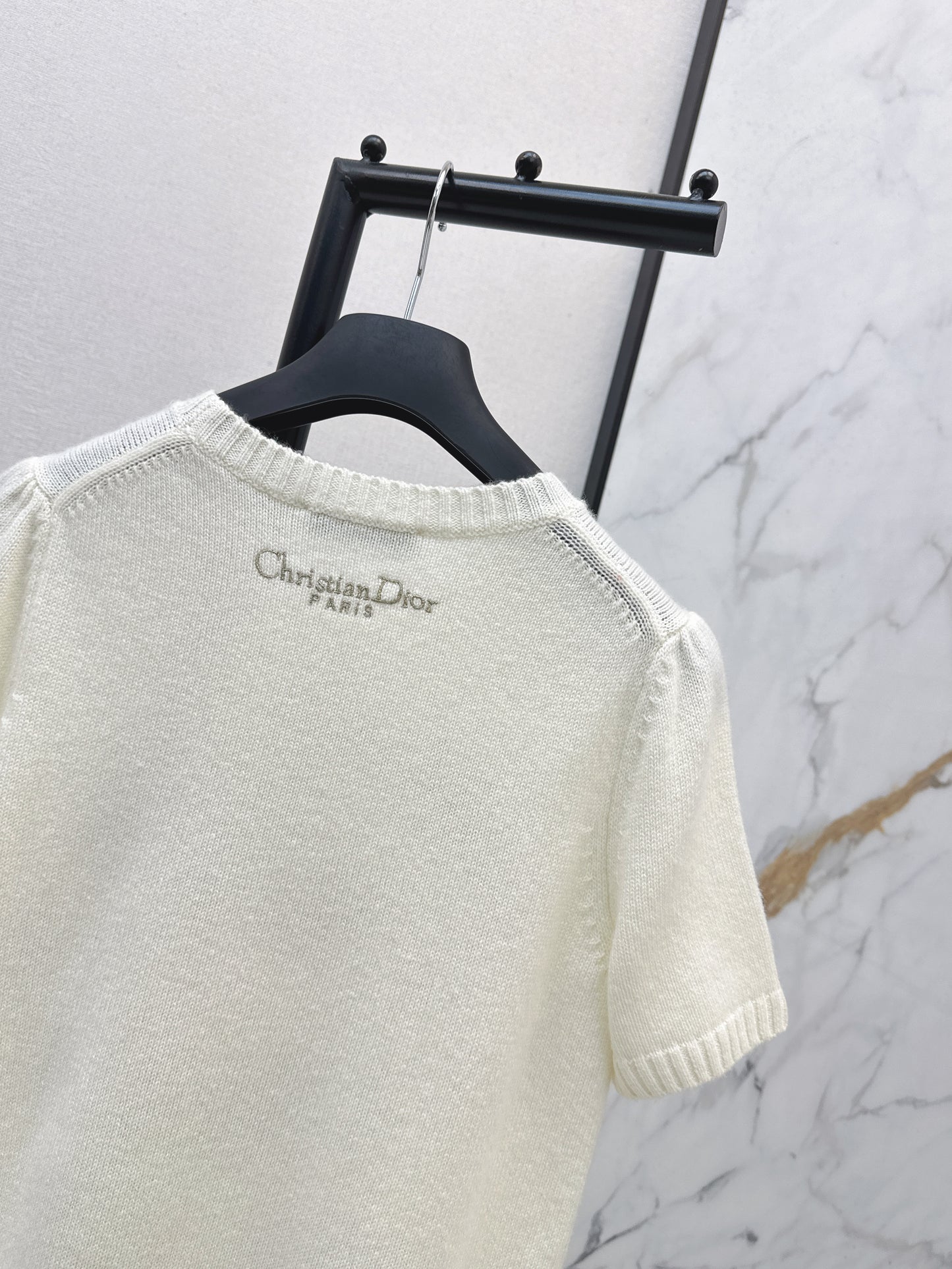 CD NEW embroidery cashmere sweater