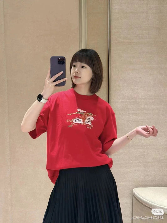 Bur NEW embroidery t-shirt