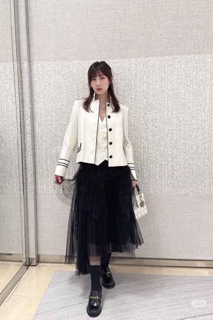 CD NEW embroidery blazer