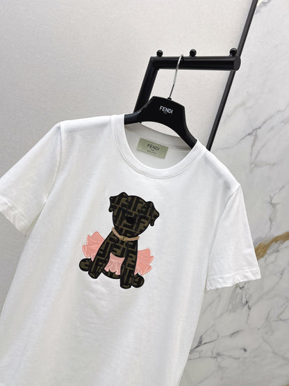 Fend NEW embroidered t-shirt