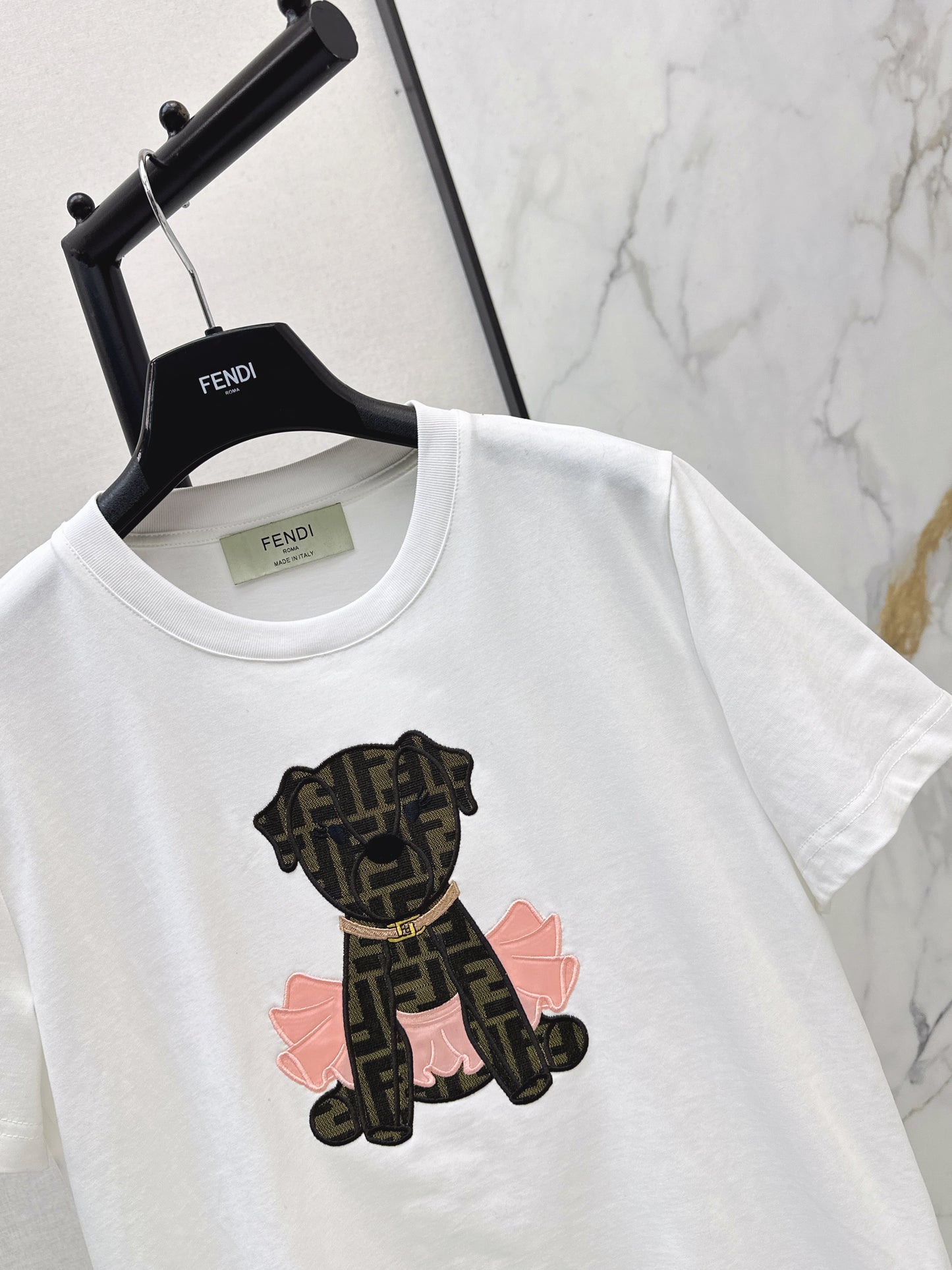 Fend NEW embroidered t-shirt