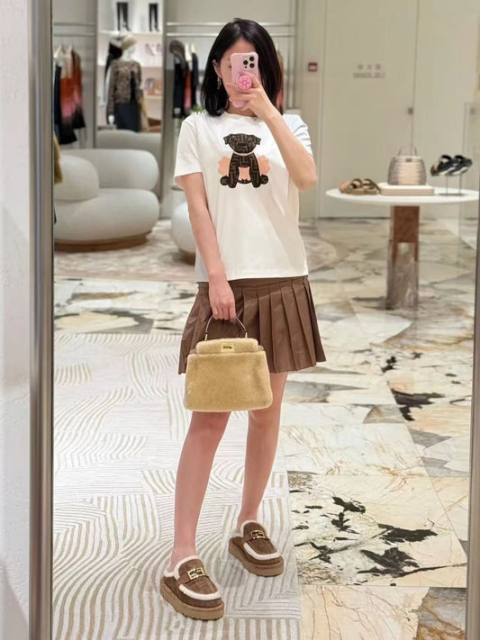 Fend NEW embroidered t-shirt