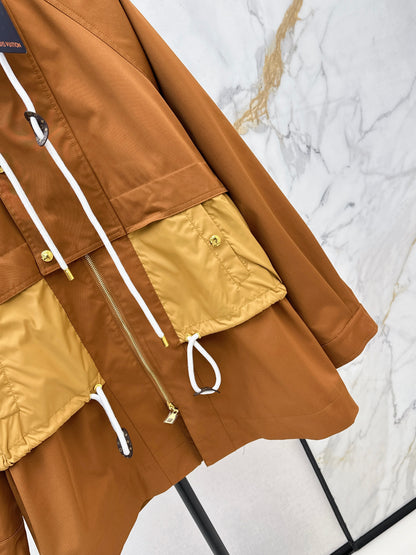 Louis NEW drawstring trench coats