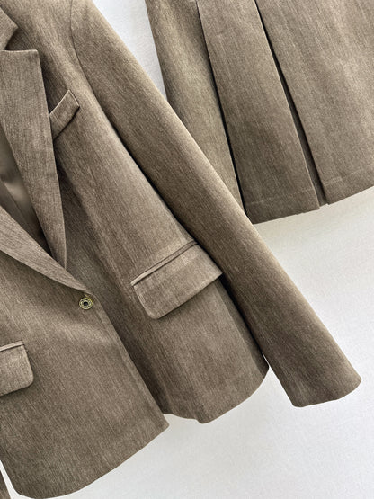 Miu NEW suit jacket pleated skirts