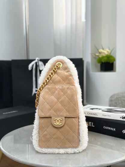 Chan NEW 25K Suede bag