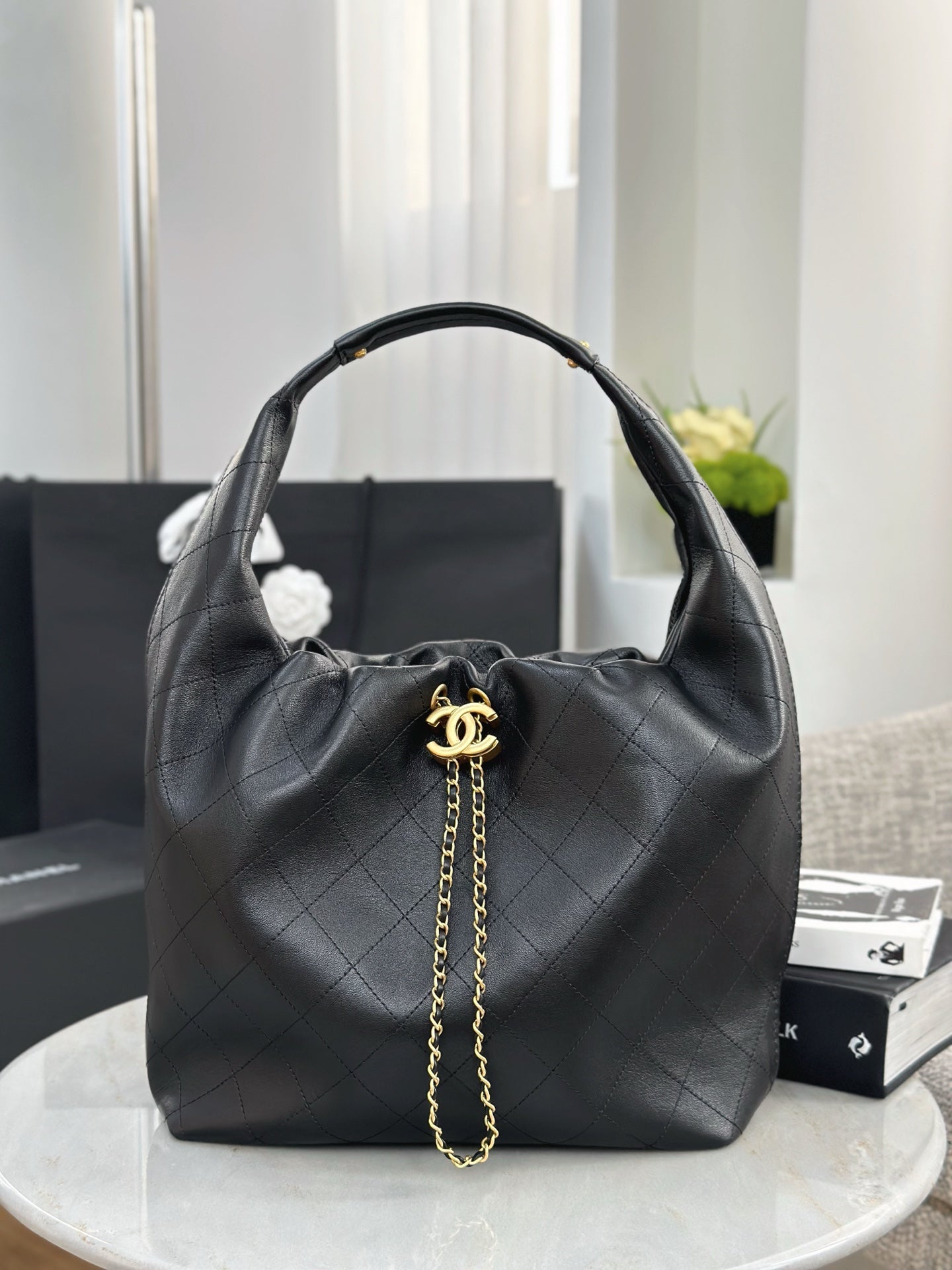 Chan NEW 26C hobo bag