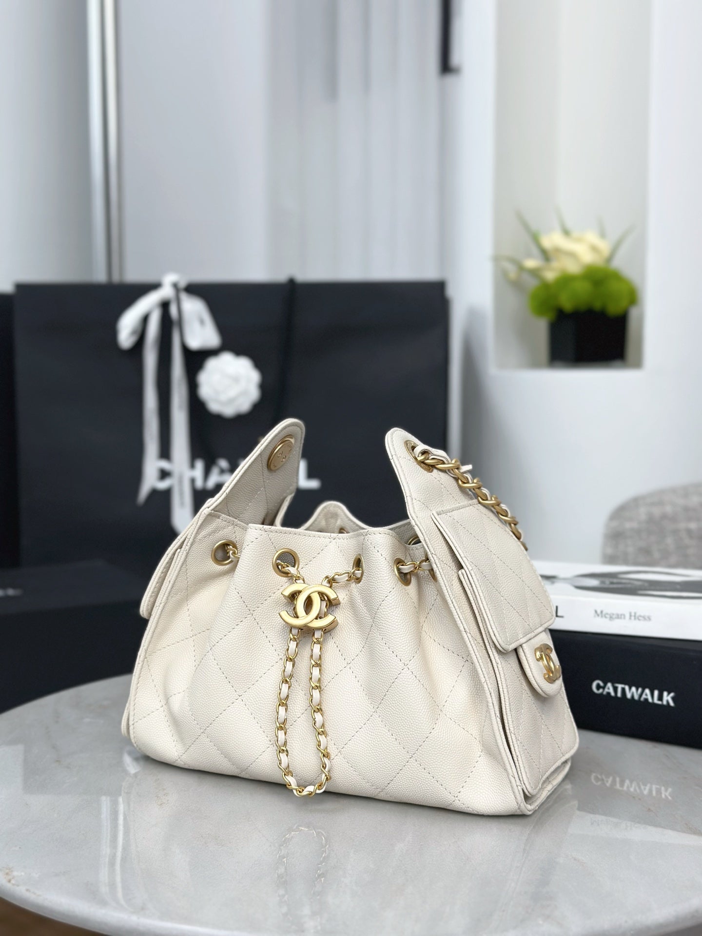 Chan NEW 26C hobo bag