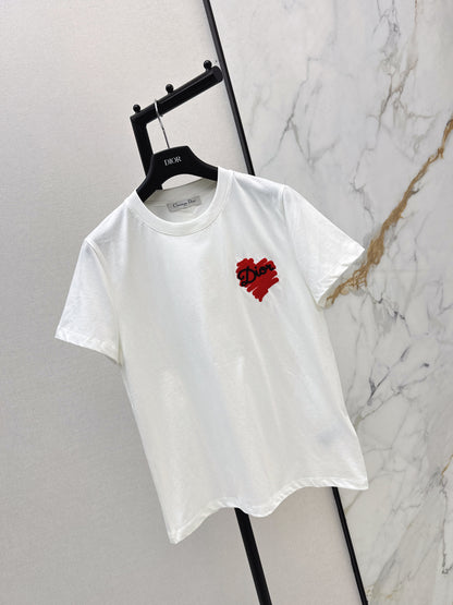 CD NEW heart print t-shirt