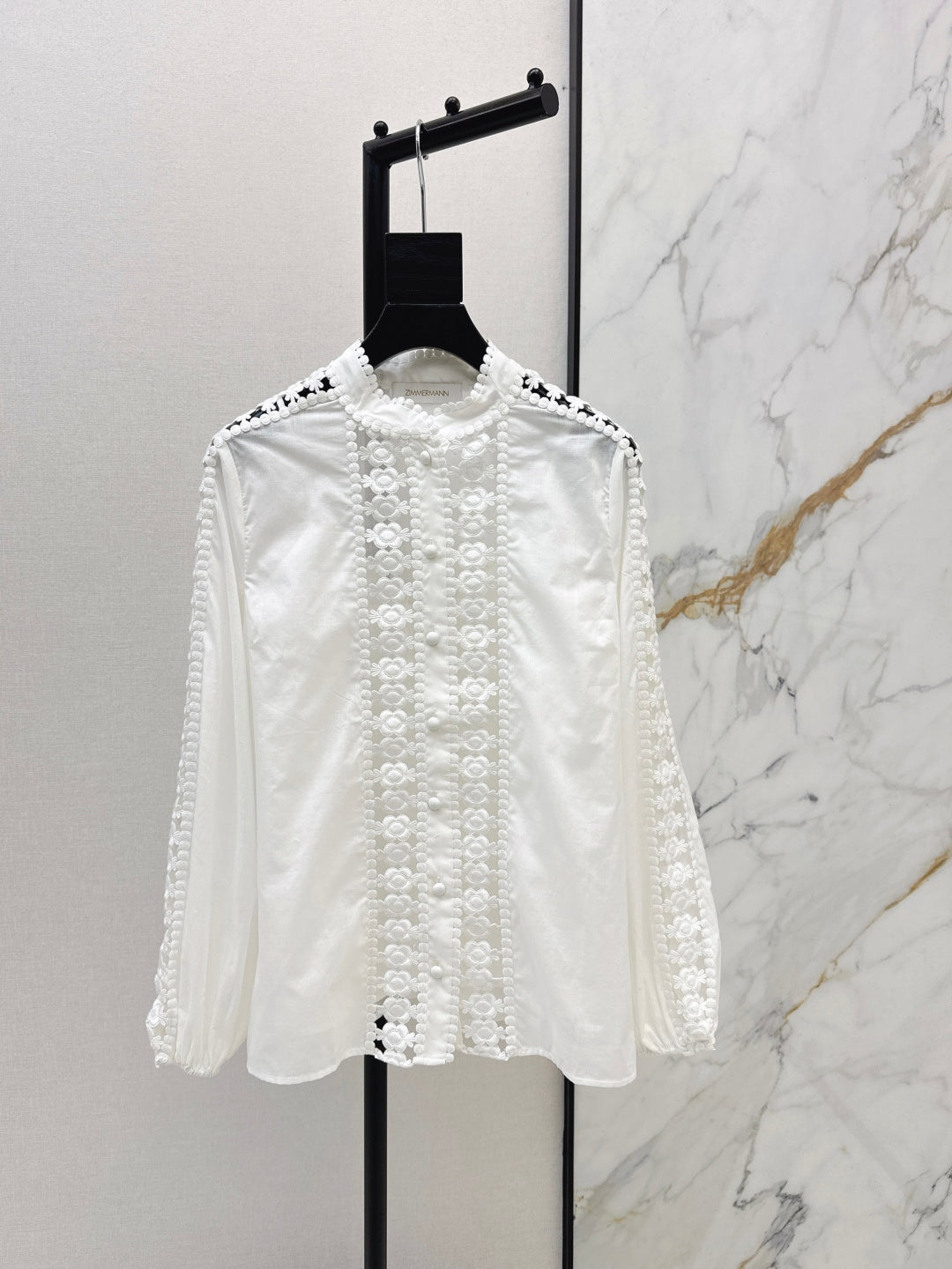 Zimm NEW  contract lace trim shirts