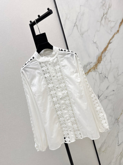 Zimm NEW  contract lace trim shirts