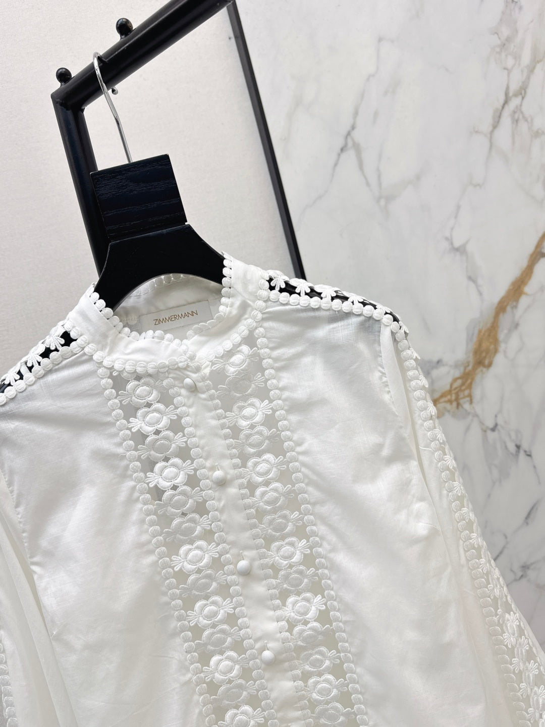 Zimm NEW  contract lace trim shirts