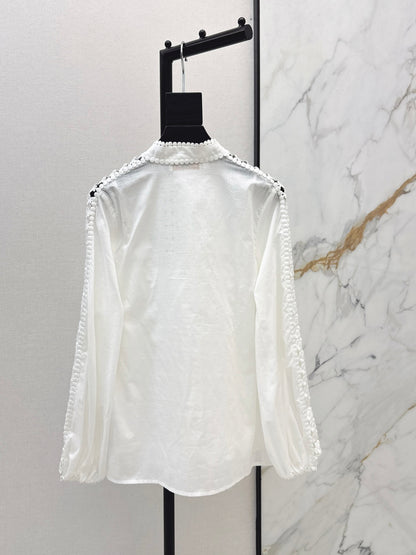 Zimm NEW  contract lace trim shirts