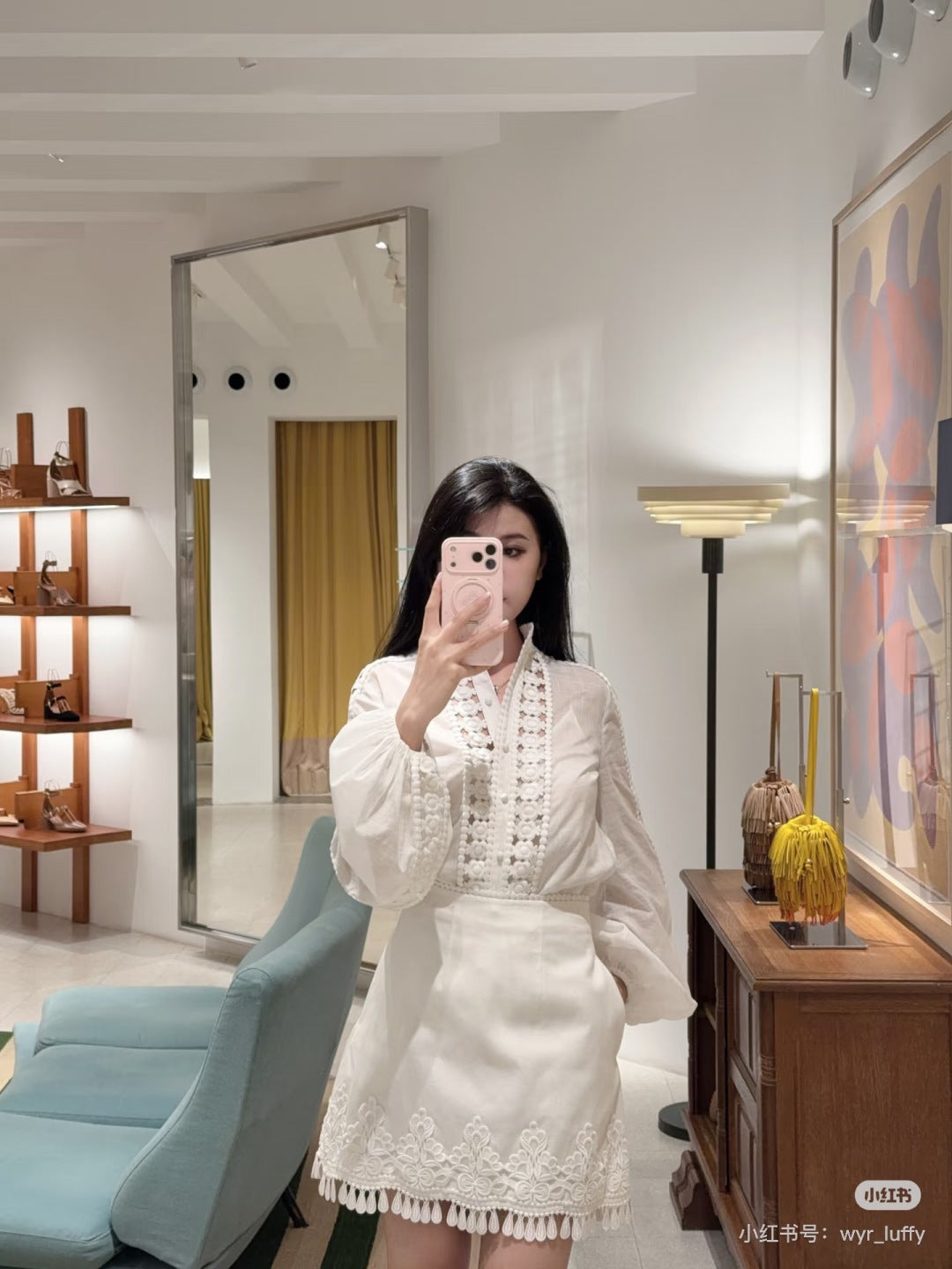 Zimm NEW  contract lace trim shirts