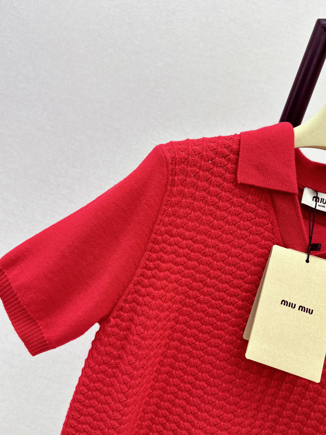Miu NEW Knitted polo shirts