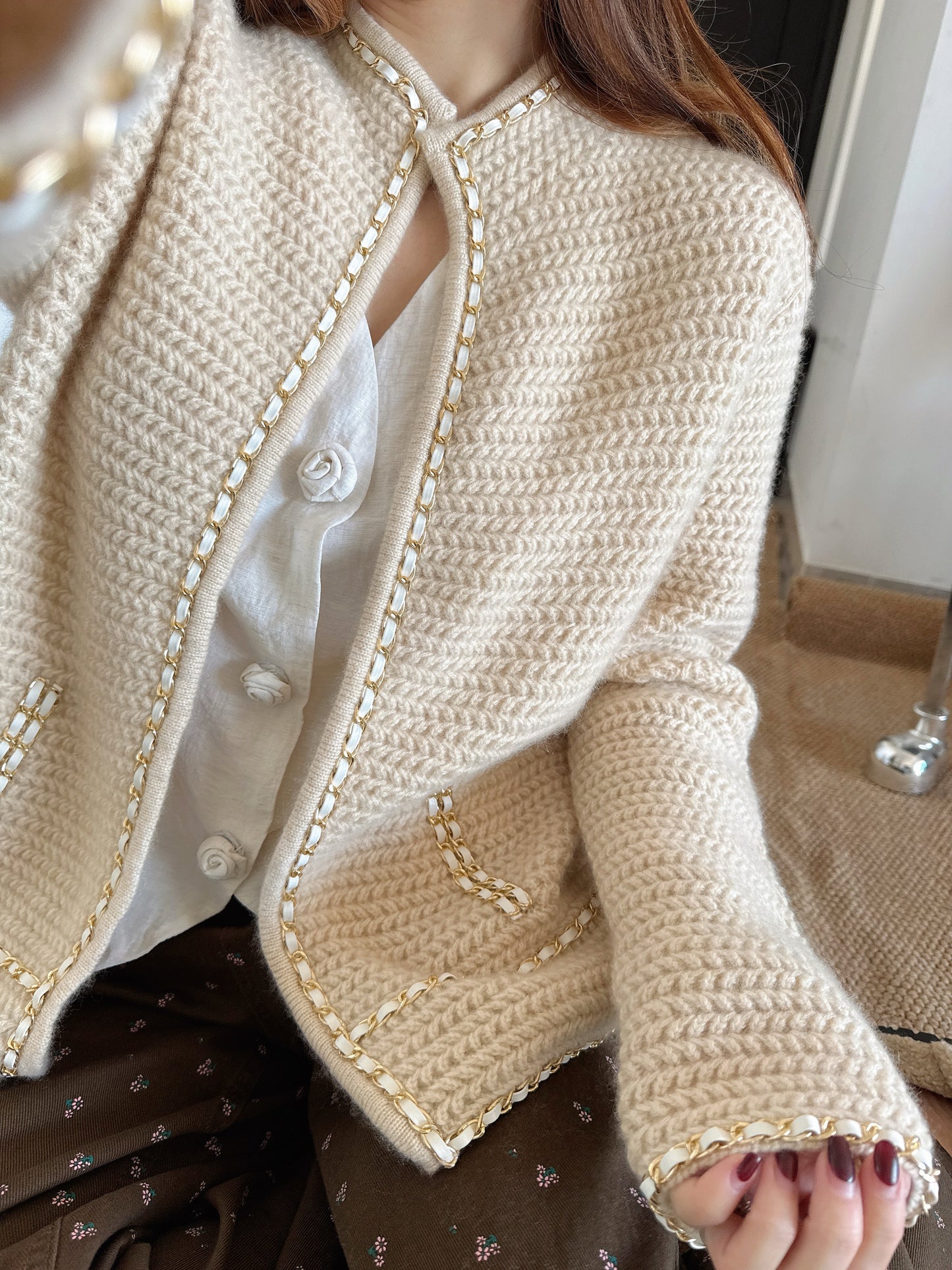 Loro NEW cashmere knitted jacket