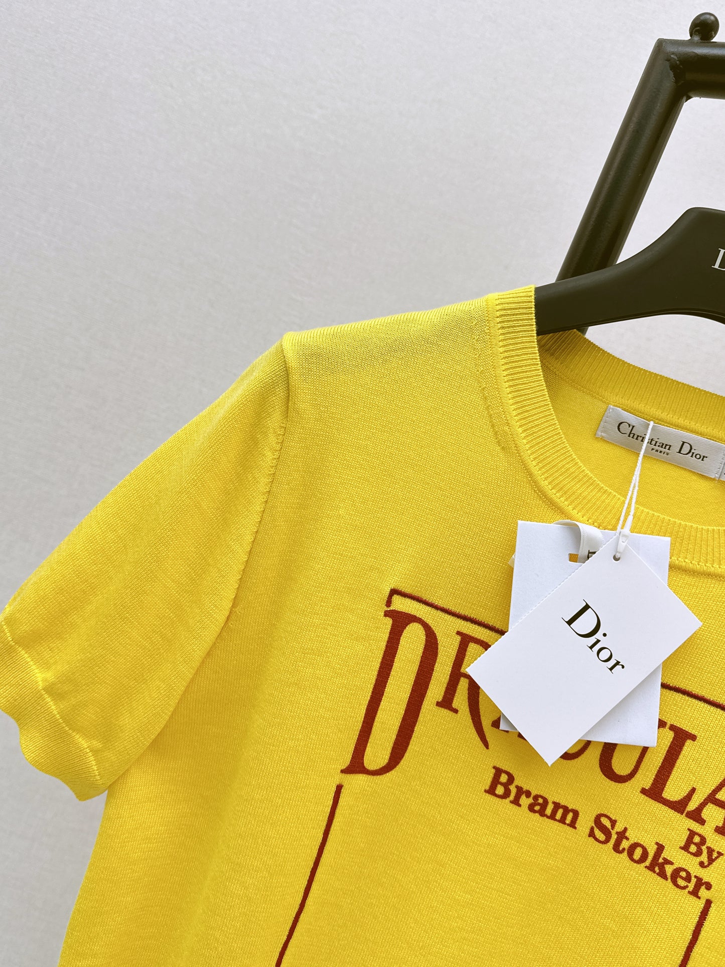 CD NEW Knitted short-sleeved sweater