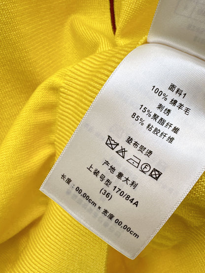 CD NEW Knitted short-sleeved sweater